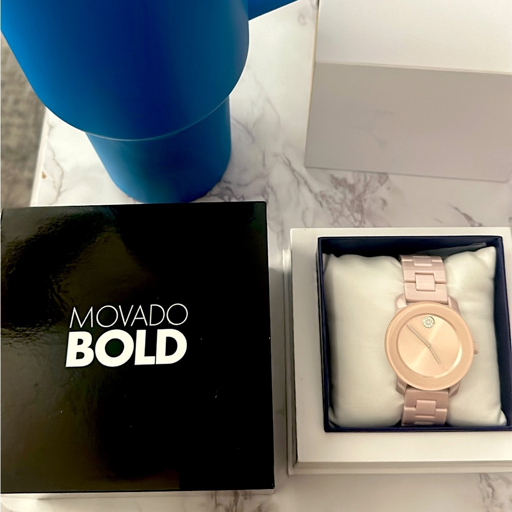 Movado Bold Pink Luxury Watch